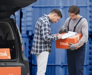 Self storage i containere med Titan i Danmark